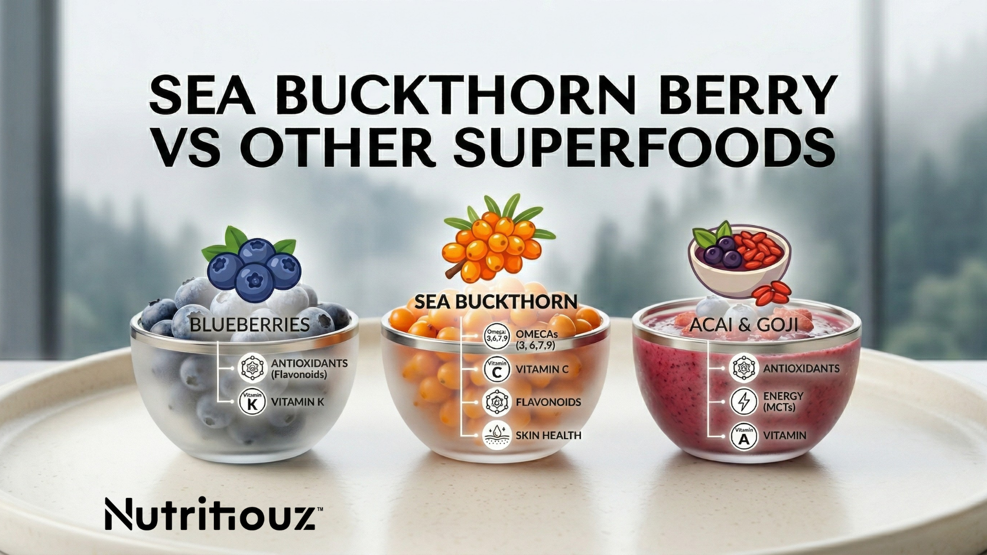 Sea Buckthorn Berry vs Other Superfoods: Why This Orange Berry Stands Out