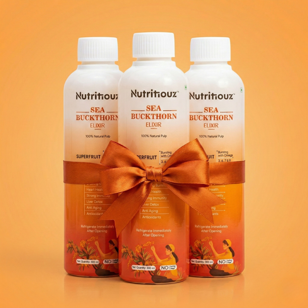 सीबकथॉर्न: अमृत (500 मिली) 3 का पैक