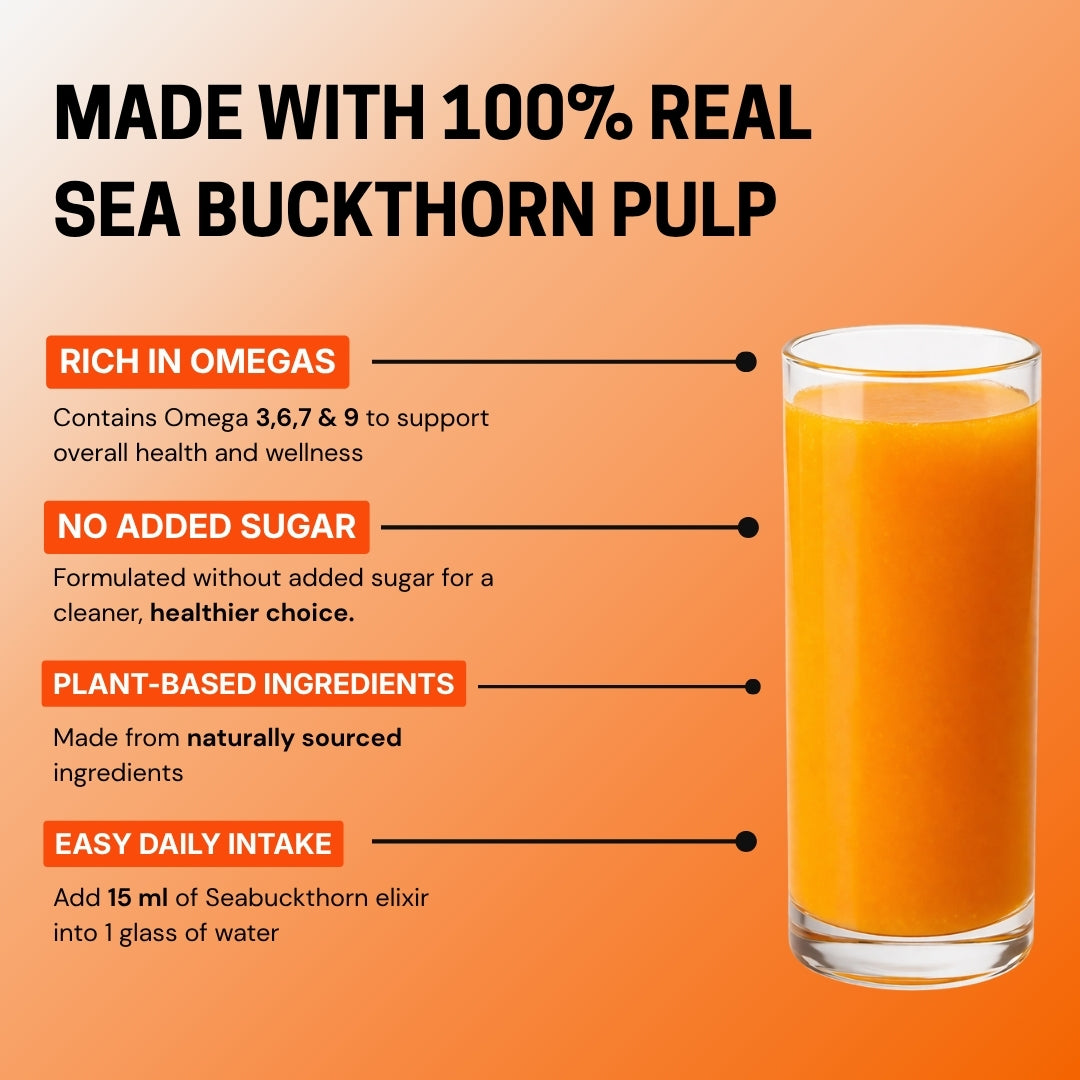 Nutritiouz Sea Buckthorn Elixir – 300ml, Pack of 3