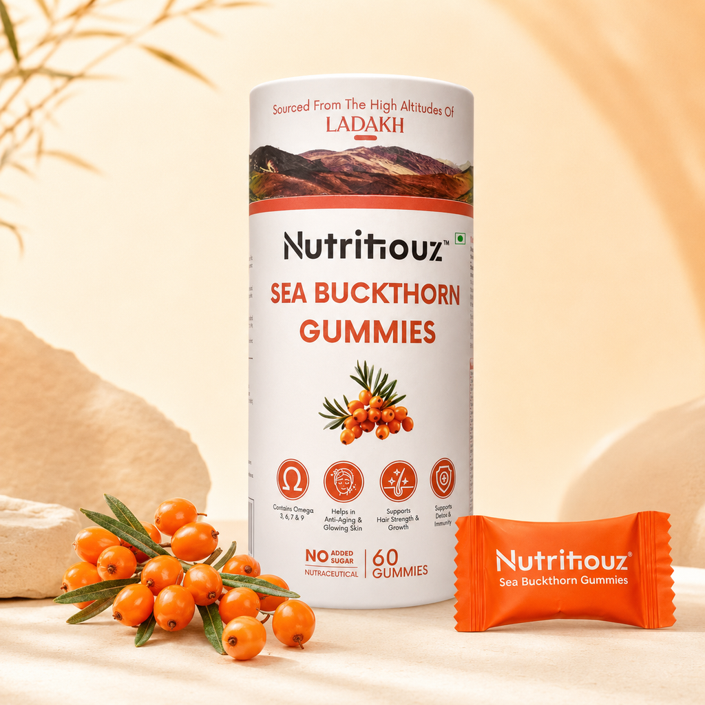 Nutritiouz Sea Buckthorn Gummies – 60-Day Value Pack