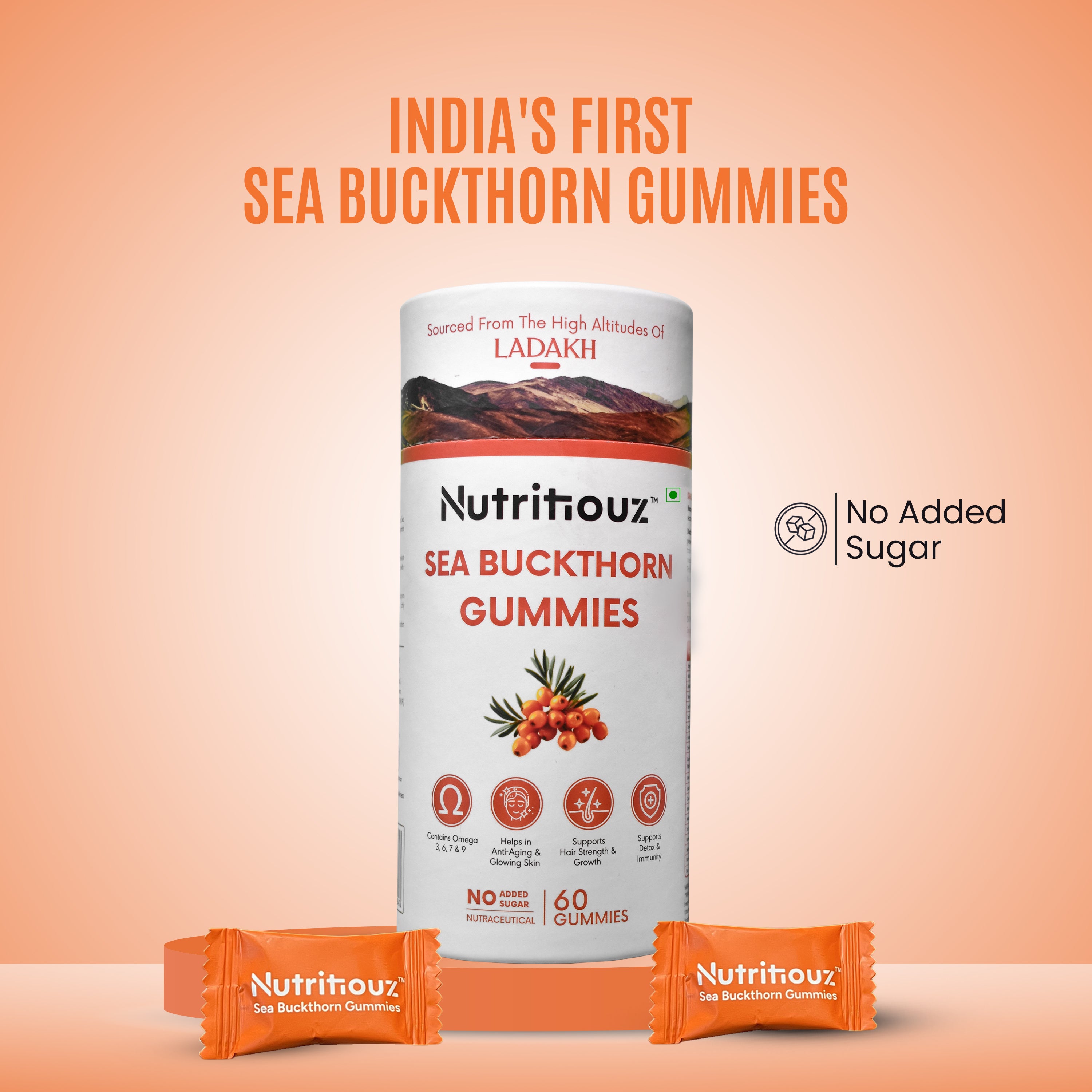 Seabuckthorn Gummies (60 Gummies)