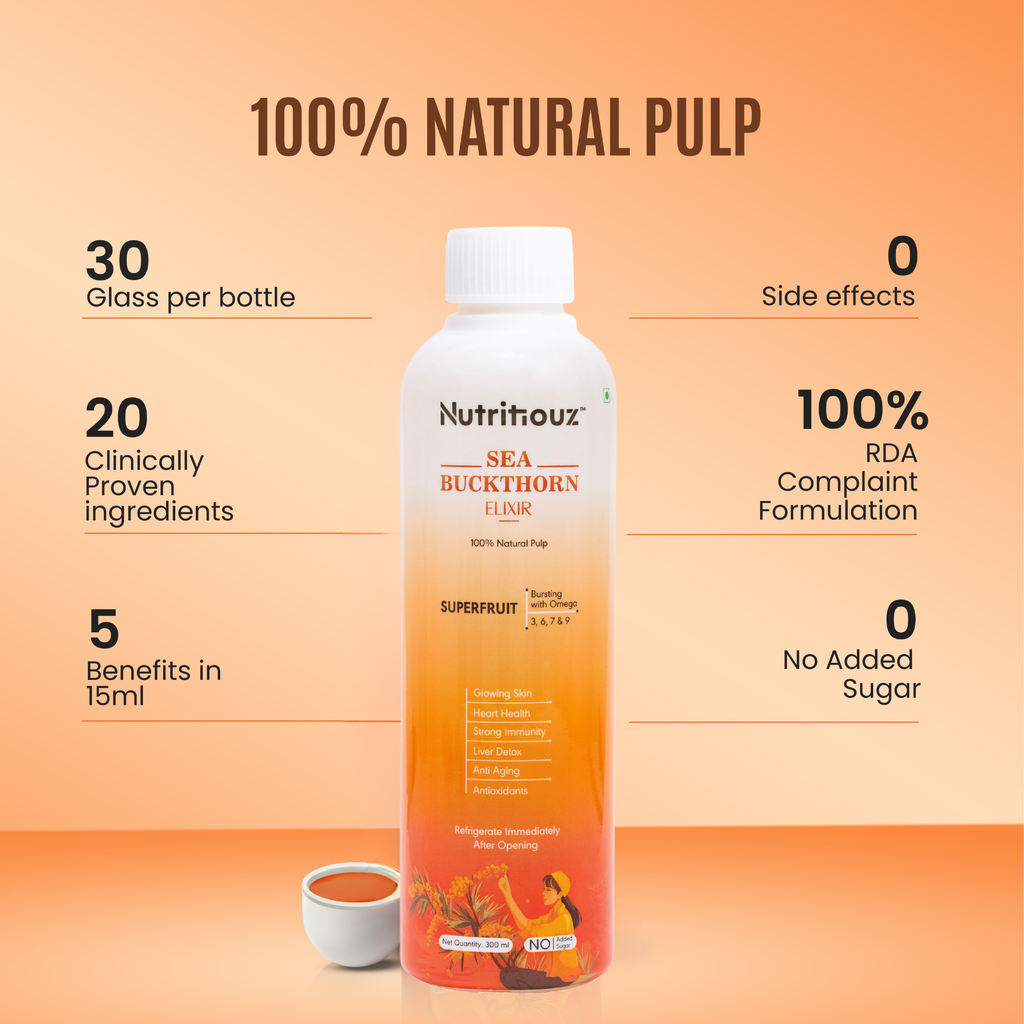 सीबकथॉर्न: अमृत (500 मिली)