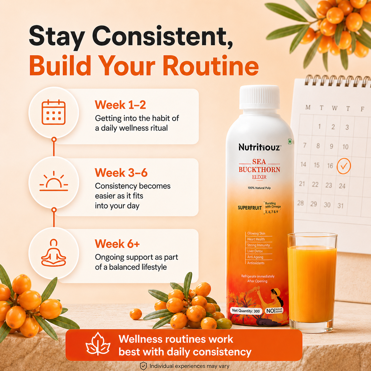 Nutritiouz Sea Buckthorn Elixir – 300ml