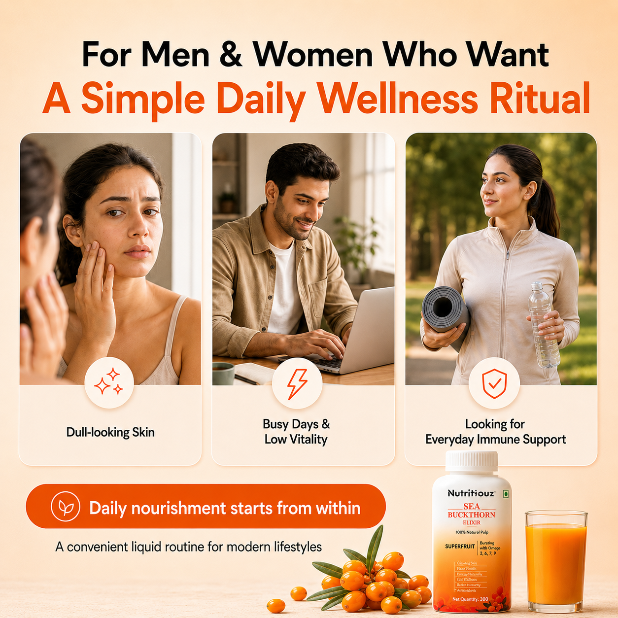 Nutritiouz Sea Buckthorn Elixir – 300ml